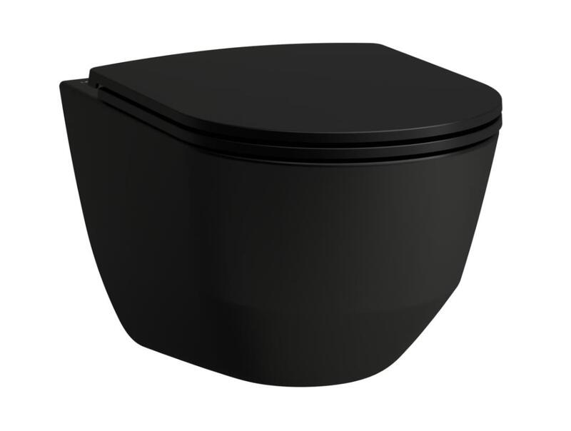 Pods Pro Rimless, stiprināms pie sienas, 360x530 mm, matēts melns - Image 1