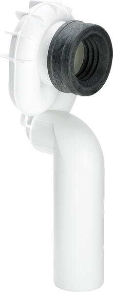 Pisuāra sifons, d=50x50 mm, vertikāls, plastmasa, balts - Image 1