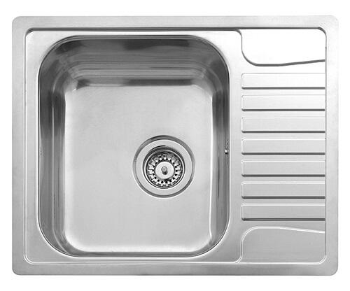 Virtuves izlietne Admiral 40 (R), viena bļoda ar 1/2 plauktu, 615x490 mm /kastē/ - Image 1