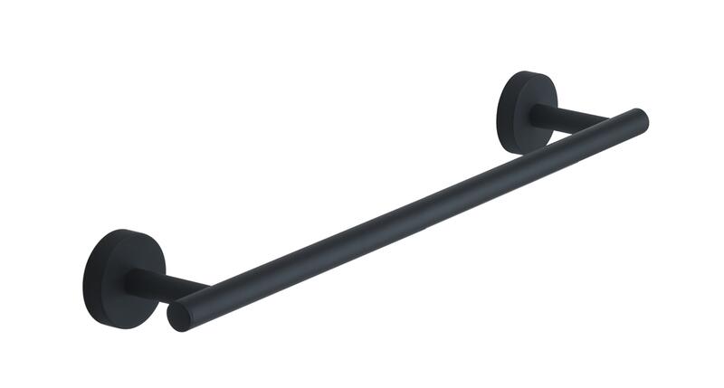 Dvieļu stienis Eros, 450 mm, melns - Image 1
