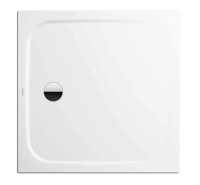 Dušas paliktnis Cayonoplan Invisible Grip, 1000x1000 mm, ar zemo porestu, balts tērauda - Image 1