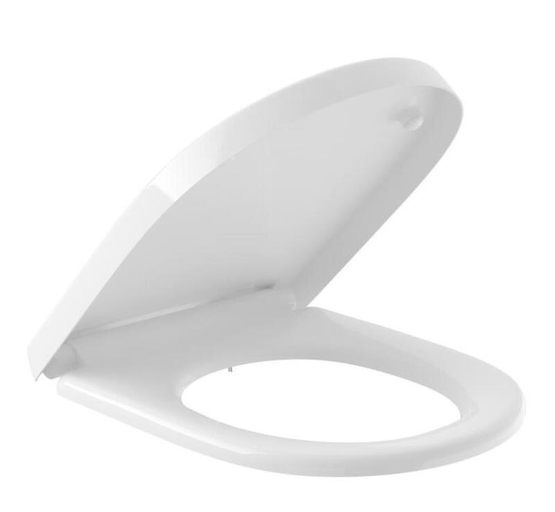 Poda sēdriņķis ar vāku O.novo Compact, QR/SC, balts - Image 1