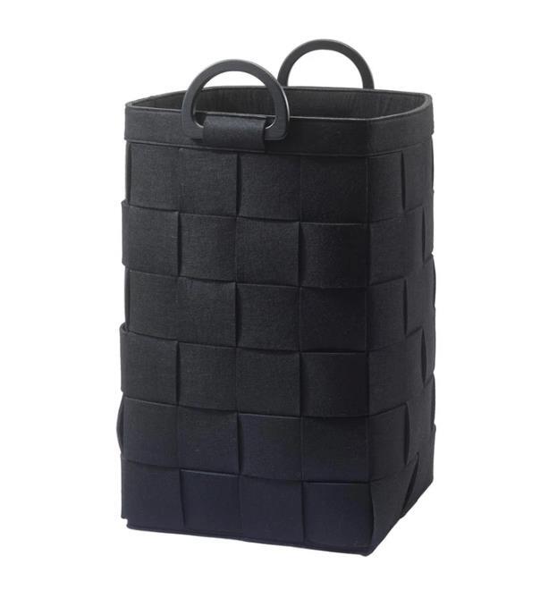 Veļas kaste Dix, 66 l, melna - Image 1