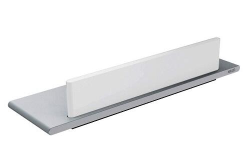 Plaukts Edition 400, 328x100 mm, sudrabs/balts - Image 1