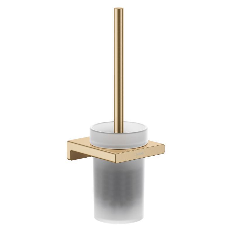 Tualetes birste ar turētāju AddStoris, brushed bronze - Image 1