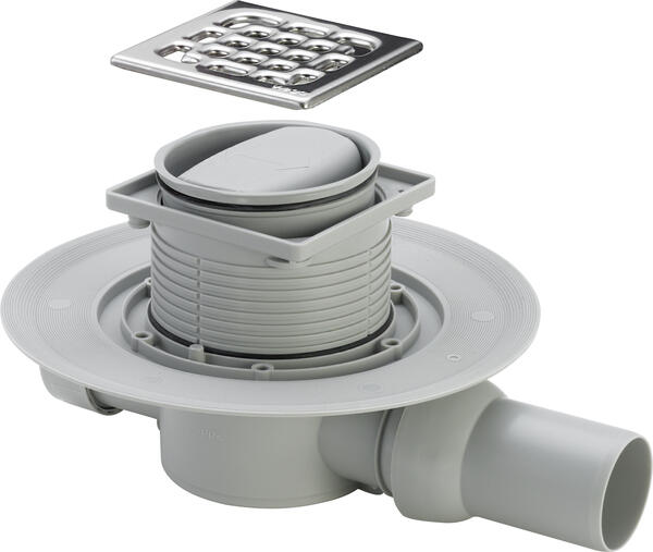 Viega grīdas traps, ar sauso aizvaru, DN50, horiz.# - Image 1