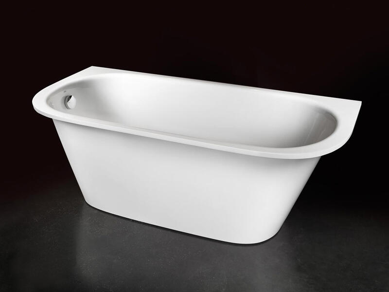 Vanna Vario L, 1680x750 mm, ar noapaļotu stūri D, balta akmens masas - Image 1