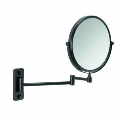 Spogulis Gaia, d=180 mm, parastais un 3x palielināmais, matēts melns - Image 1
