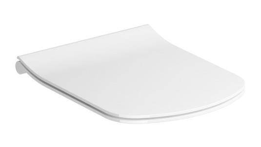 Poda sēdriņķis ar vāku Classic Slim, SC, balts - Image 1