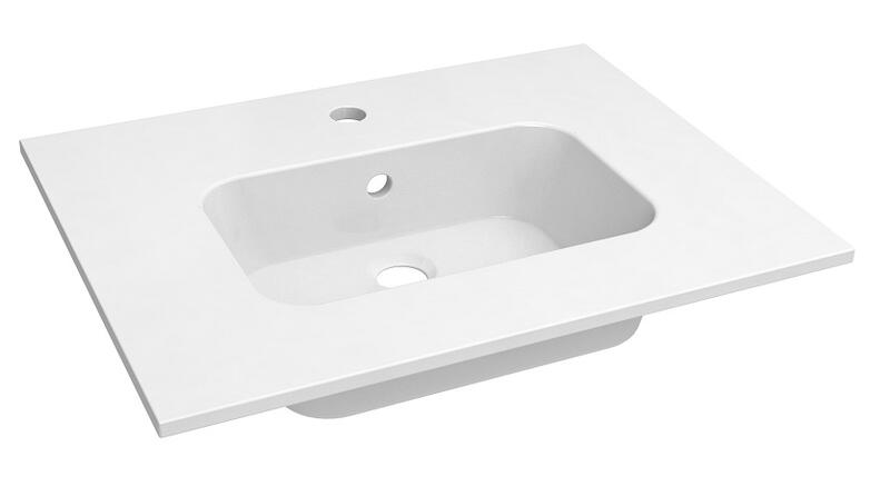Izlietne Elide, 800x460 mm, balta keramika - Image 1