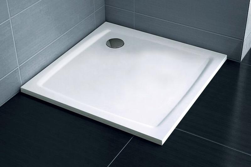 Dušas paliktnis Perseus Pro Flat, 900x900 mm, balts - Image 1
