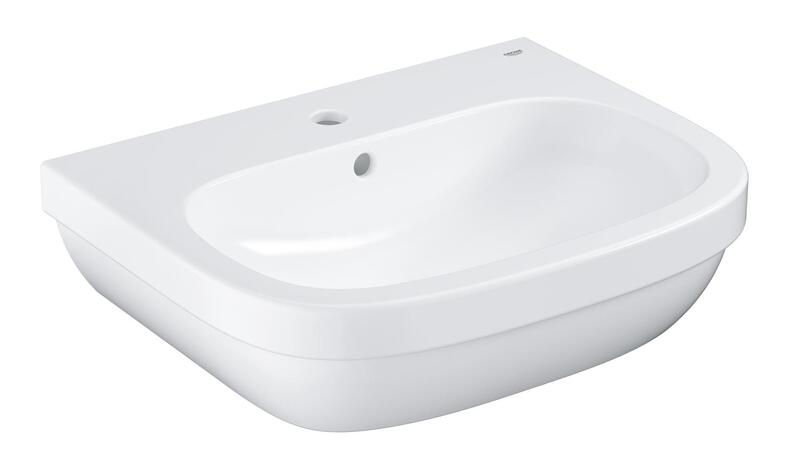 Izlietne EuroCeramic, 600x480 mm, balta - Image 1