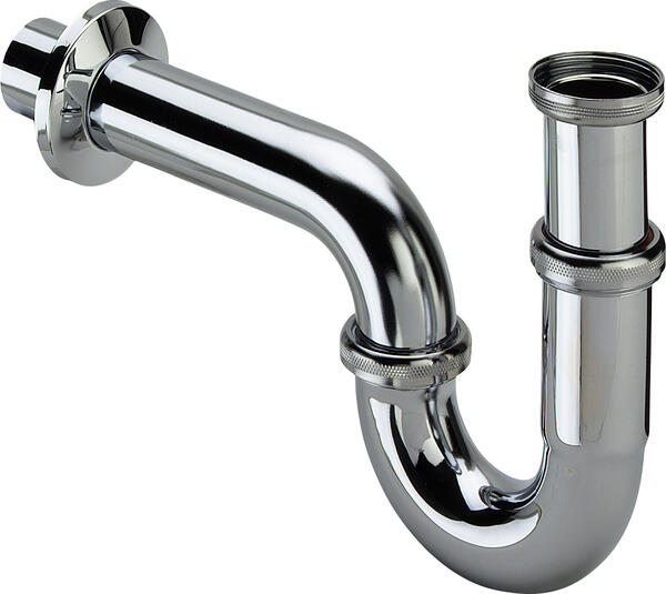 Izlietnes sifons, 1¼ x 32 mm, hromēts misiņš - Image 1
