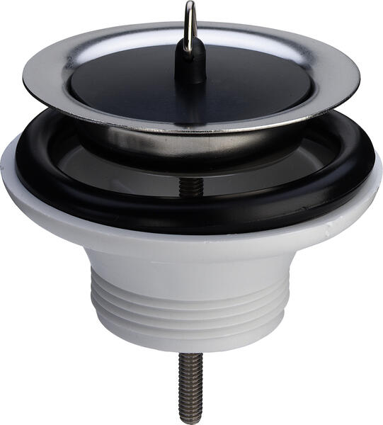Virtuves izlietnes izplūde, d=1½ x 80 mm, plastmasa, balts - Image 1