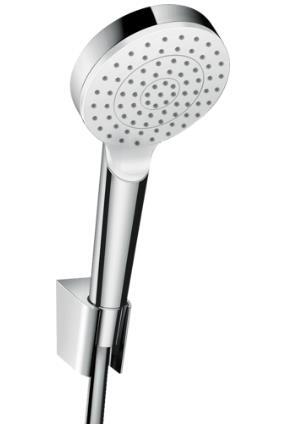 Rokas dušas komplekts Crometta 1jet , 1600 mm, balts/hroms - Image 1
