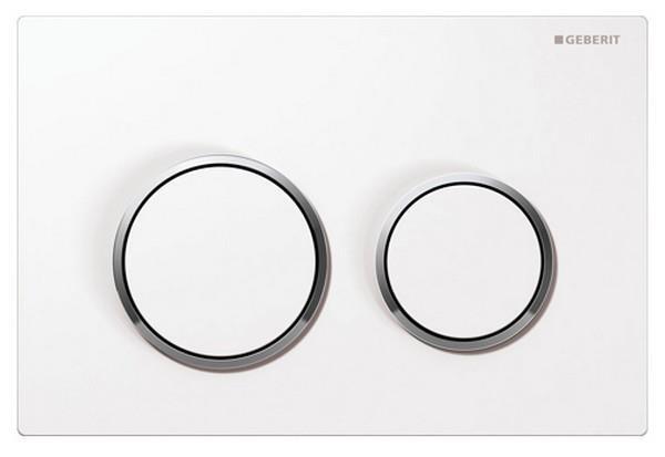 Taustiņš Omega20, 212x142 mm, balts/hroms/balts - Image 1