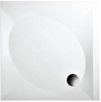 Dušas paliktnis Art, 1000x1000 mm, ar paneli, balts - Image 1