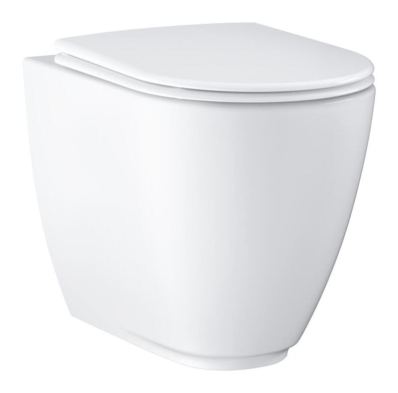 Pods Essence Rimless, stiprināms uz grīdas, 360x545 mm, balts PG - Image 1