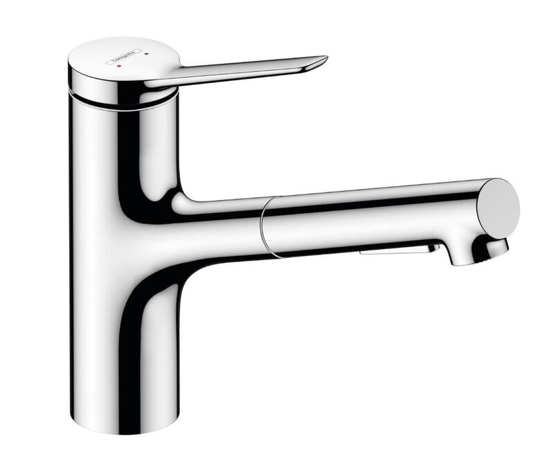 Virtuves izlietnes maisītājs ar izvelkamu dušu Zesis M33-150 2jet, hroms + sBox - Image 1