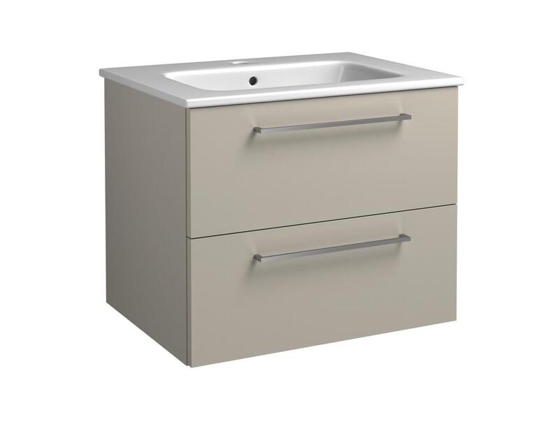 Izlietnes un skapīša komplekts Joy, 610x460 mm, h=500 mm, 2A, taupe - Image 1
