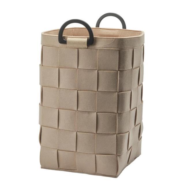 Veļas kaste Dix, 66 l, beige - Image 1