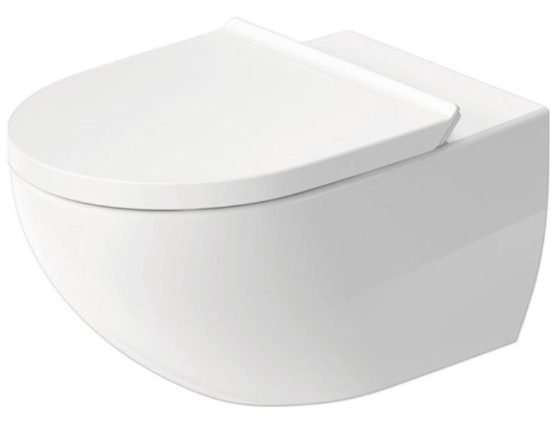 Pods ar SC vāku Architec Rimless, stiprināms pie sienas 365x575 mm, balts - Image 1