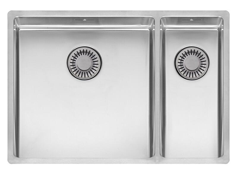 Virtuves izlietne New York 34x40+18x40 (L), 1.5 bļoda, 580x440 mm - Image 1