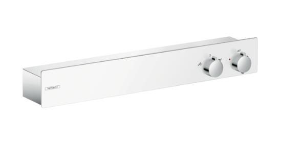 Iebūvējamā dušas termostata ShowerTablet Select 600 virsapmetuma daļa, balts/hroms - Image 1