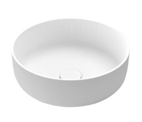 Izlietne Neo C, d=410 mm, uz virsmas, matēta balta akmens masas - Image 1