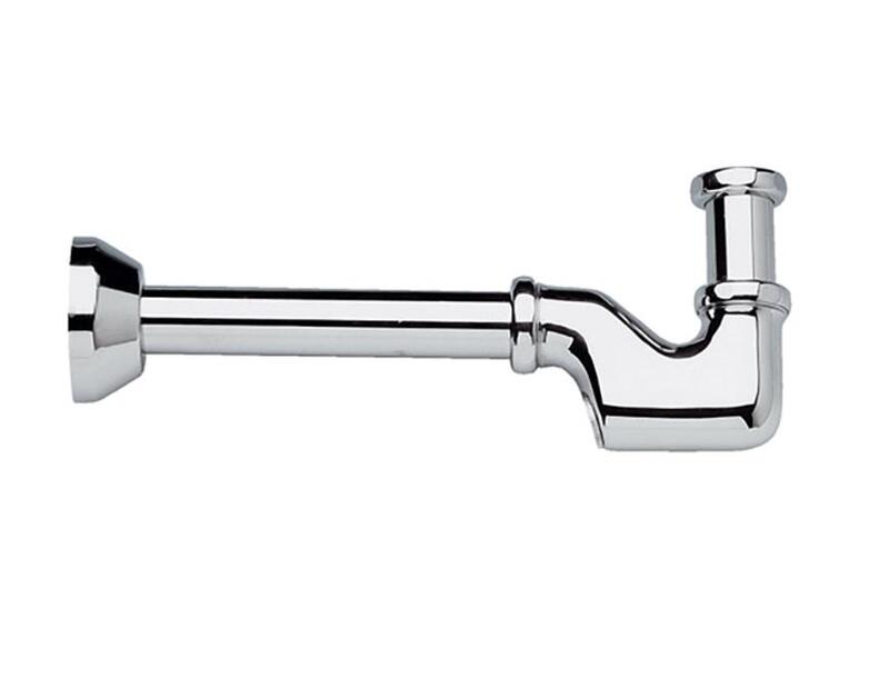 Izlietnes sifons, 1¼ x 32 mm, hromēts misiņš - Image 1
