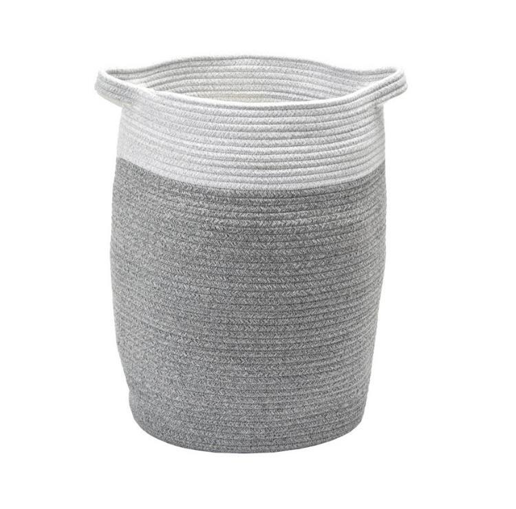 Veļas kaste Osman, small, ø360, h=490 mm, silver grey - Image 1