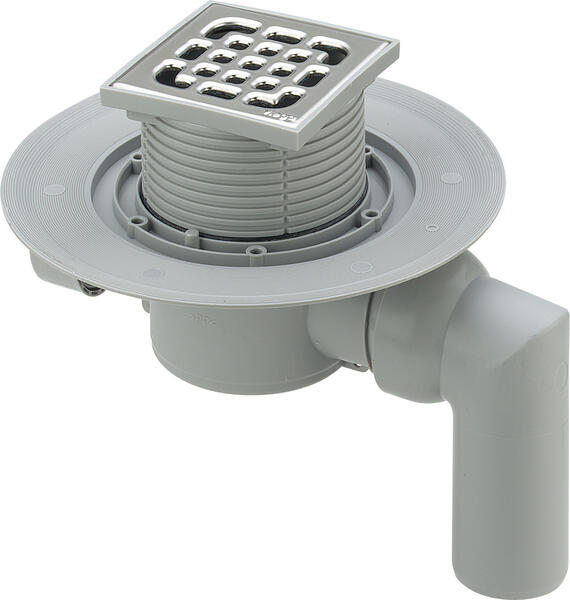 Viega traps 100x100mm DN50 horiz.ar 90° (557126) - Image 1