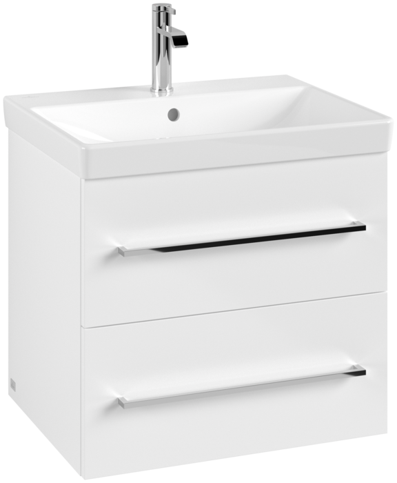 Izlietnes skapītis Avento, 576x484 mm, h=514 mm, 2A, brilliant  white - Image 1