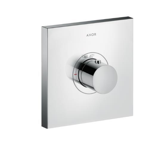 Iebūvējamā termostata ShowerSelect Square Highflow virsapmetuma daļa, hroms - Image 1