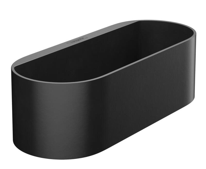 Trauciņš vannas piederumiem WallStoris, dziļais, matēts melns - Image 1