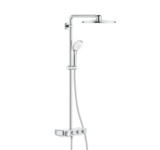 Dušas sistēma ar termostatu SmartControl Euphoria Duo 310, hroms - Image 1