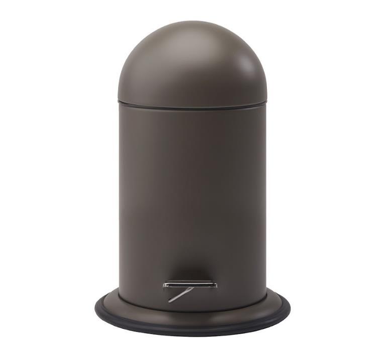 Atkritumu tvertne ar pedāli Ona, 3l, ash - Image 1