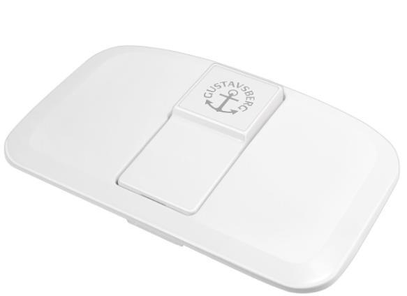 Skalojamās kastes Basic vāks ar taustiņu - Image 1