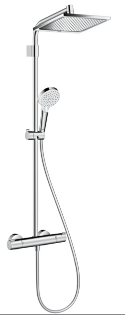 Dušas sistēma ar termostatu Crometta E 240, hroms + JBL dāvanā - Image 1