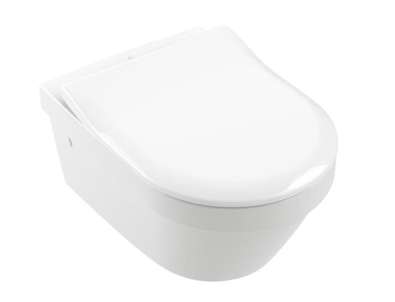 Pods Architectura Oval Rimless, stiprināms pie sienas, 370x530 mm, balts - Image 1