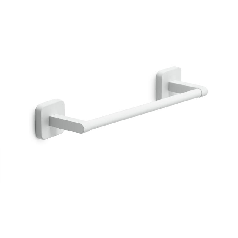 Dvieļu stienis Tonga, 450 mm, matēts balts - Image 1