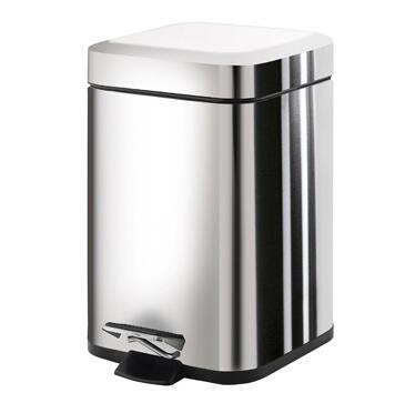 Atkritumu tvertne Argenta, 3l, hroms - Image 1
