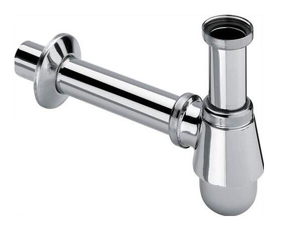 Bidē sifons, 1¼ x 32 mm, 200 mm, hromēts misiņš - Image 1