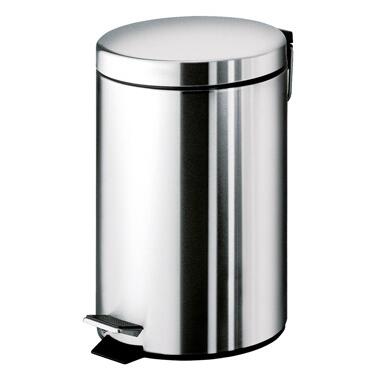 Atkritumu tvertne Argenta, 7l, apaļa, hroms - Image 1