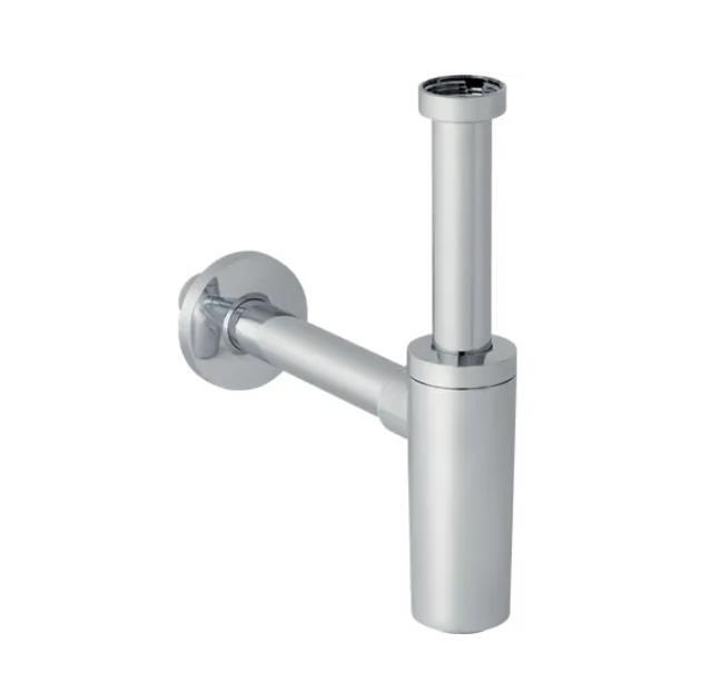 Izlietnes sifons, d=32 mm, 1.1/4", hromēta plastmasa - Image 1