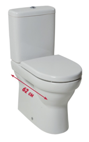 Pods ar QR/SC vāku Tigo, universāls izvads, balts - Image 1