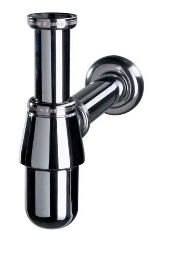 Izlietnes sifons, 1¼ x 32 mm, hromēts misiņš - Image 1