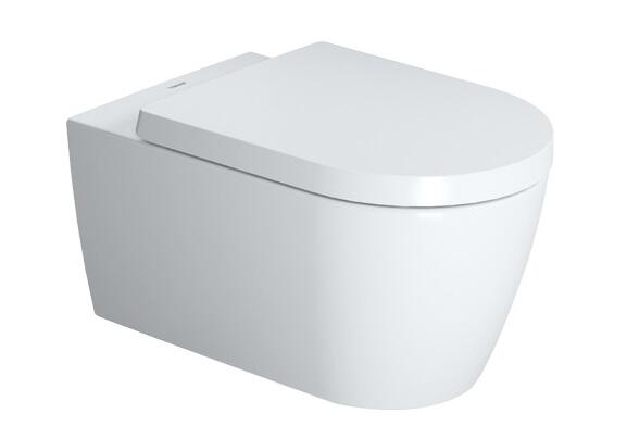 Pods ar QR/SC vāku ME by Starck Rimless, stiprināms pie sienas, 370x570 mm, Durafix, balts - Image 1