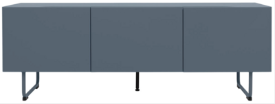 Tenzo Parma TV plaukts 146 x 51 x 43 cm, matēti zils (Lake Blue) - Image 2