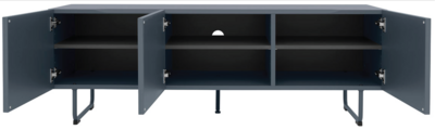 Tenzo Parma TV plaukts 146 x 51 x 43 cm, matēti zils (Lake Blue) - Image 3